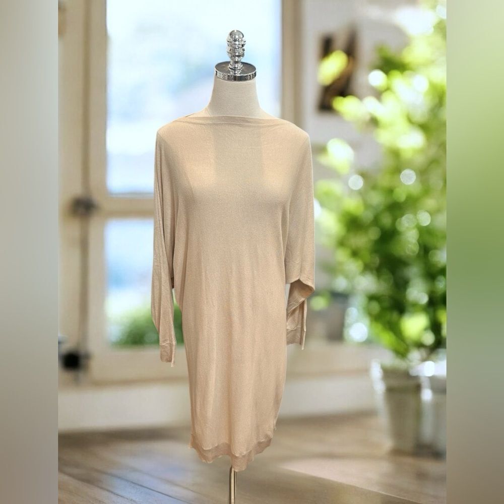 RALPH LAUREN Silk Modal SweaterTunic Dress Size M - Picture 3 of 11